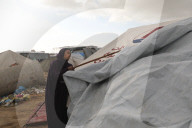 Heavy rains damage Gaza tents