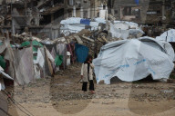 Heavy rains damage Gaza tents