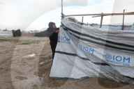 Heavy rains damage Gaza tents