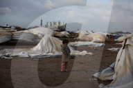 Heavy rains damage Gaza tents