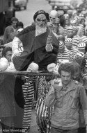 1982 NYC protest against Iranian leader Ayatollah Khomeini