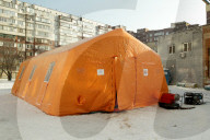 Warming Tents in Desnianskyi District - Kyiv