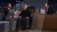 Ben Affleck et Matt Damon sur le plateau de l'émission "The Tonight Show Starring Jimmy Fallon" à New York
