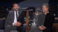 Ben Affleck et Matt Damon sur le plateau de l'émission "The Tonight Show Starring Jimmy Fallon" à New York