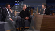 Ben Affleck et Matt Damon sur le plateau de l'émission "The Tonight Show Starring Jimmy Fallon" à New York
