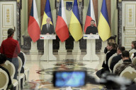 Press Conference of Volodymyr Zelenskyy and Petr Pavel - Kyiv