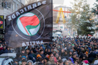 Kurds Protest Syrian Attacks - Turkey