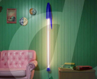 Bic pen lamp