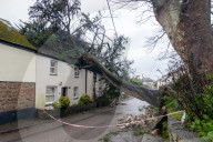 Cornish villagers frustrated by lack of help after Storm Goretti