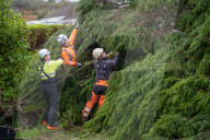 Cornish villagers frustrated by lack of help after Storm Goretti