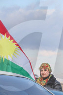 Demonstration in Support of Kurds in Syria - Iraq