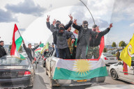 Demonstration in Support of Kurds in Syria - Iraq