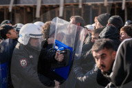 Turkey Pro-Kurds Protest at Syrian Border - Turkey