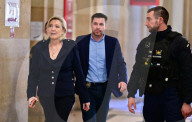 Marine Le Pen lors son procès en appel après avoir été condamnée en première instance en mars 2025 à quatre ans de prison dont deux ferme et à cinq ans d'inéligibilité avec exécution