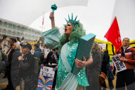 Americans protest Trump