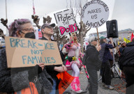 Americans protest Trump