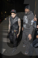 Chris Brown à Paris pendant la fashion week Collection Homme Prêt-à-Porter Automne/Hiver 2026-2027