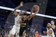 Match d'Euroligue de basket - Real de Madrid contre l'AS Monaco (90-78) à Madrid