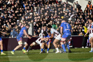 Match de rugby de Top 14 opposant l'Union Bordeaux Bègles (UBB) au Stade Français (28-33) au stade Chaban Delmas lors de la 15ème journée à Bordeaux