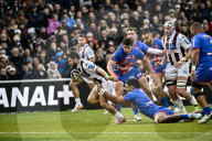 Match de rugby de Top 14 opposant l'Union Bordeaux Bègles (UBB) au Stade Français (28-33) au stade Chaban Delmas lors de la 15ème journée à Bordeaux