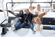 Photocall du film "L'Arnaqueuse" lors du 29ème Festival International du Film de Comédie de l'Alpe d'Huez