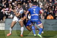 Match de rugby de Top 14 opposant l'Union Bordeaux Bègles (UBB) au Stade Français (28-33) au stade Chaban Delmas lors de la 15ème journée à Bordeaux