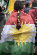 Rally In Support of Kurdish Female Fighters - Iraq