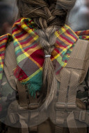 Rally In Support of Kurdish Female Fighters - Iraq