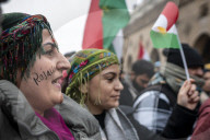 Rally In Support of Kurdish Female Fighters - Iraq