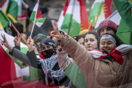 Rally In Support of Kurdish Female Fighters - Iraq