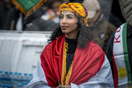 Rally In Support of Kurdish Female Fighters - Iraq