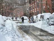 Snow storm in Boston
