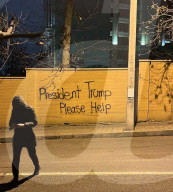 People in Iran Protesting Against Iran's Clerical Establishment - Tehran