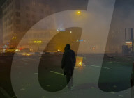 People in Iran Protesting Against Iran's Clerical Establishment - Tehran