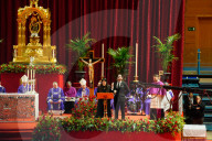 King and Queen of Spain at Mass in Memory of Adamuz Accident - Spain