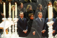 King and Queen of Spain at Mass in Memory of Adamuz Accident - Spain