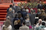 King and Queen of Spain at Mass in Memory of Adamuz Accident - Spain