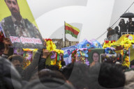 Syria Qamishli Funeral SDF Fighters