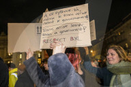 Protest Against Political Deadlock in Brussels