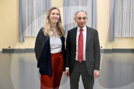 Eric Zemmour est venu soutenir Emilie Ria, candidate à la mairie de Menton pour le parti  Reconquête!