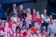 Mary beim Handball-EM Finale in Herning