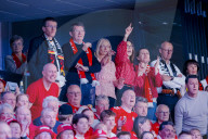 Mary beim Handball-EM Finale in Herning