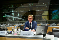 Audition de  Laurent Delahousse par la commission d'enquète "Audiovisuel public" à l'Assemblée Nationale à Paris
