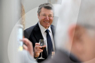 Christian Estrosi lors de la 32ème édition d'AGECOTEL, le salon biennal des professionnels des CHR et Métiers de Bouche qui se tient au Palais des Expositions à Nice