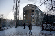 Russian Drone Hits Residential Buildings - Kyiv