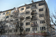 Russian Drone Hits Residential Buildings - Kyiv