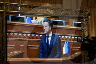 NATO Secretary General Mark Rutte addresses Ukrainian Parliament - Kyiv