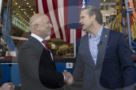 US SecDef Hegseth visits Jeff Bezos at Blue Origin HQ