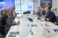 US SecDef Hegseth visits Jeff Bezos at Blue Origin HQ