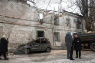 Russian Drone Strikes Apartment Block in Odesa
